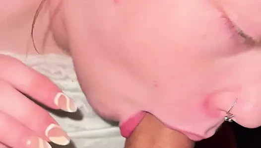 Extreme Sloppy Blowjob From Young Slut