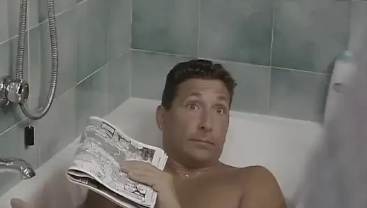 This Slut Washes the Man's Cock Well Before Taking It in the Ass
