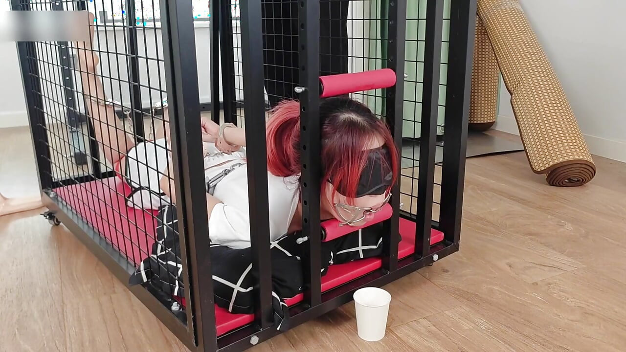 Barefoot Girl in a Cage