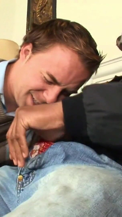 Key moment from "Young white guy sucks and fucks chubby black thug"