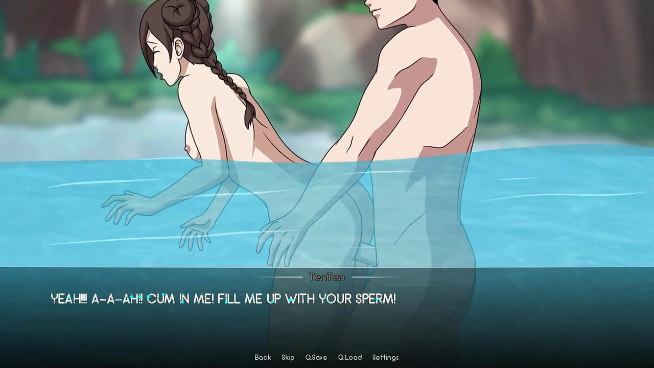 Naruto Hentai - Naruto Trainer v0.17.2 Part 80 Fucking Ten Ten by the Lake by Loveskysan69