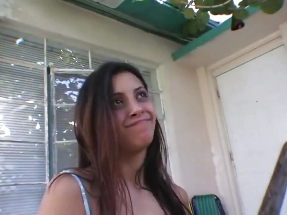 A Big Hard Cock for a Sexy Young Brunette