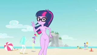 Mlp - 海滩上的紫色智能