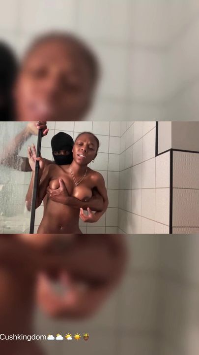 Epic moment from "Babe with Nice tits sucks BBC then gets fucked in the shower!part3"