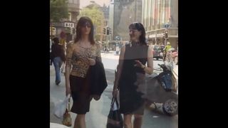 Wspaniałe crossdressery w miejscach publicznych