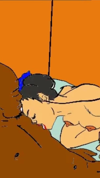 Powerful moment from "EBONY AFRICAN FUCKED BY RANDOM STREET PEDICURIST WITH HUGE COCK"