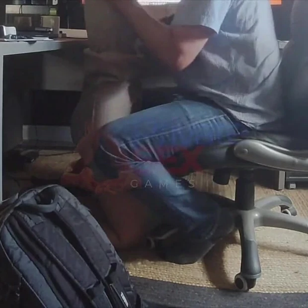 I Deep Throat My Boss Under the Desk and Swallow It All!