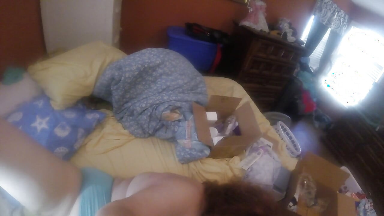 BBW plays with her pussy and does hot sloppy cock sucking!
