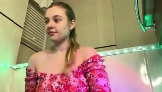 Cumming orgasm with blond sexy amateur