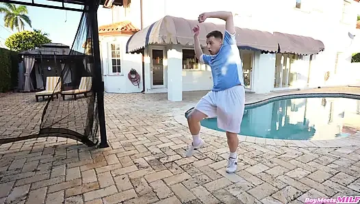 Soccer Stepmom Raissa Bellini Fucks Stepson to Celebrate Goal