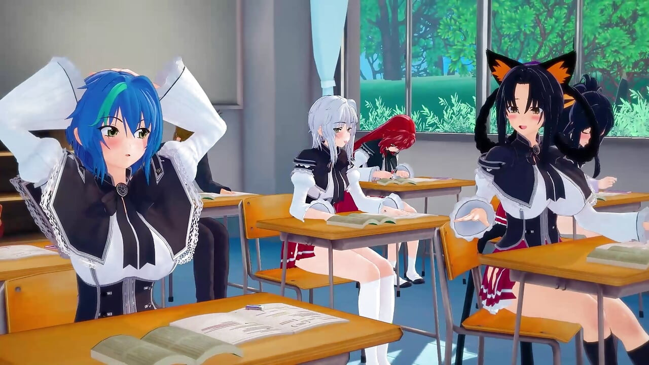 Teacher Rossweisse sends me to detention to give me a blowjob - DXD NTR Madness Series