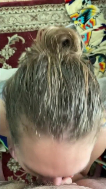 Must-share moment from "Slutty wife sucks hubbies cock until he cums on her face. (blowjob compilation)"
