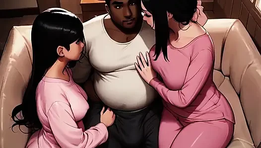 Stepmom Catches Stepdad Fucking Stepdaughter and Understands