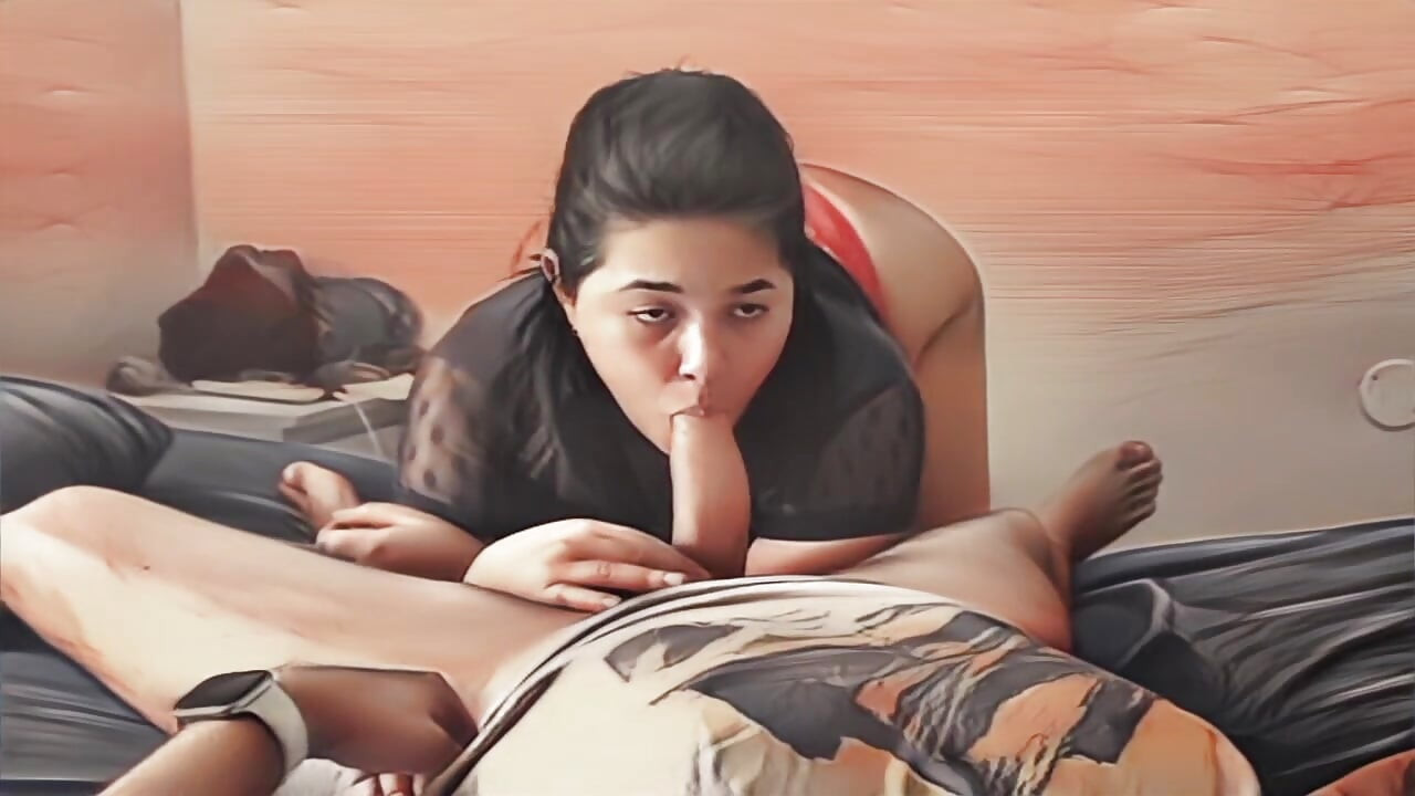 Istri yang tidak setia nyepong kontol teman