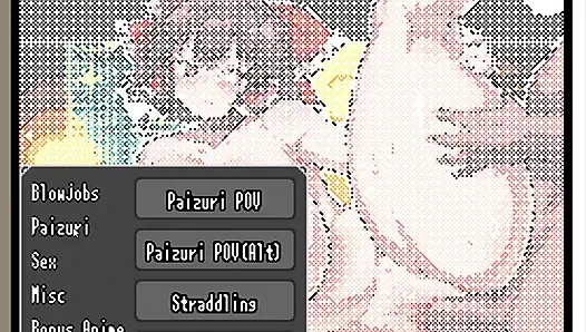 Хентай игра - хентай-анимация Pixel Touhou Reimu