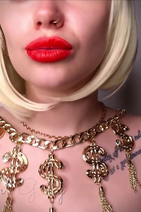 You jerk off to my lip fetish clips day after day, obsessing over my face and body