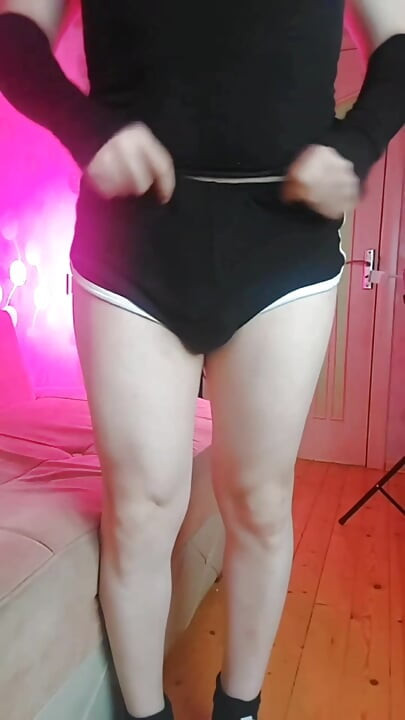 Gothic Pretty Feminine Boy Big Butt