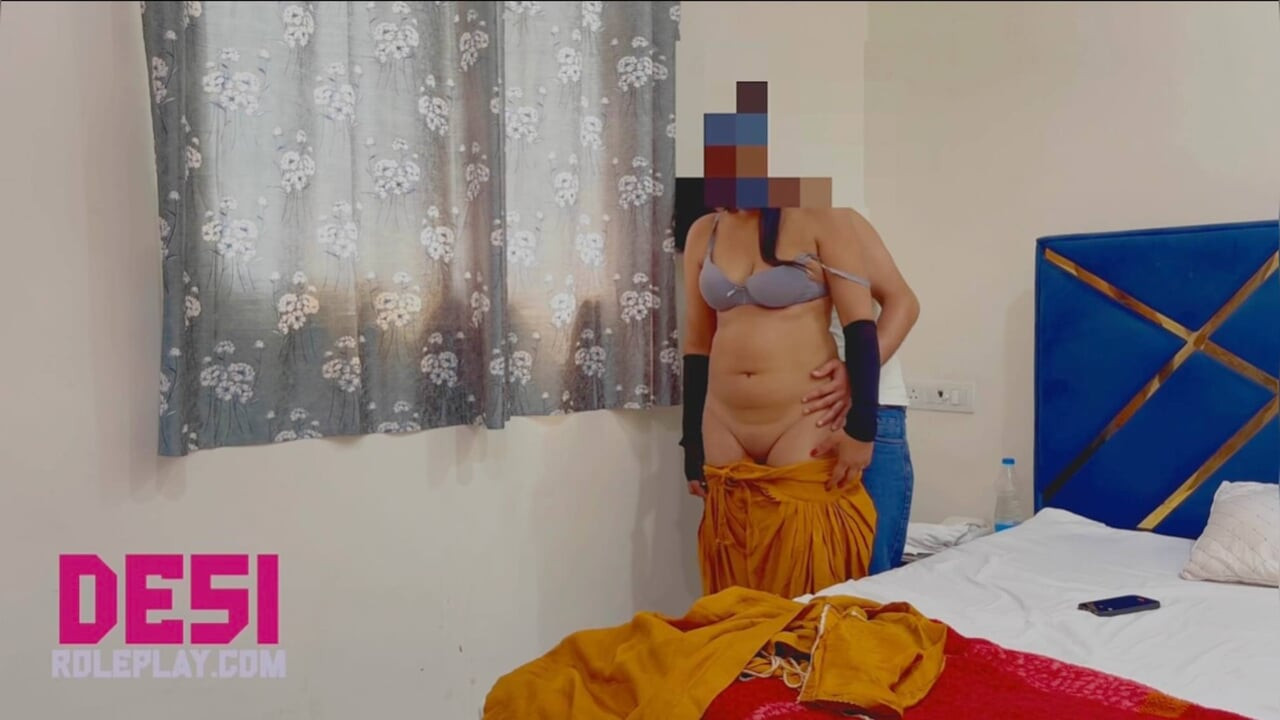 Hot sexy maid seduced and fucked by his young house owner