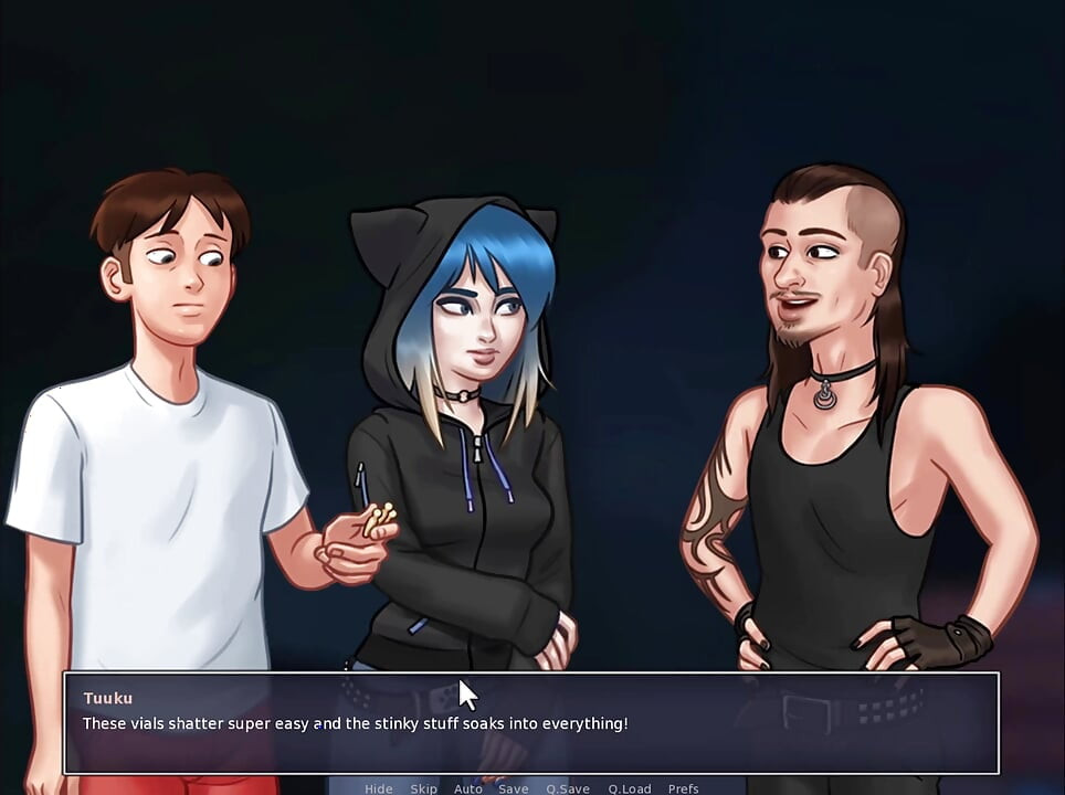 Summertime Saga: I've seen Grace's boobs and Eve's hot body