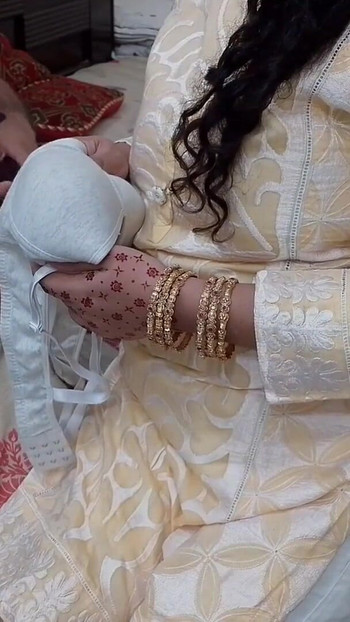 Stunning moment from "Stepmother suddenly enters stepson room under the pretext of cleaning"