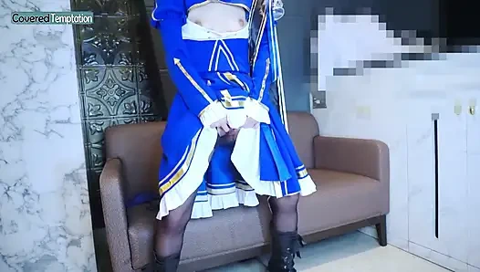 Cosplayer beauty teilt ein intensives privates meetup, das unvergessliche Chemie zusammen hinterlässt