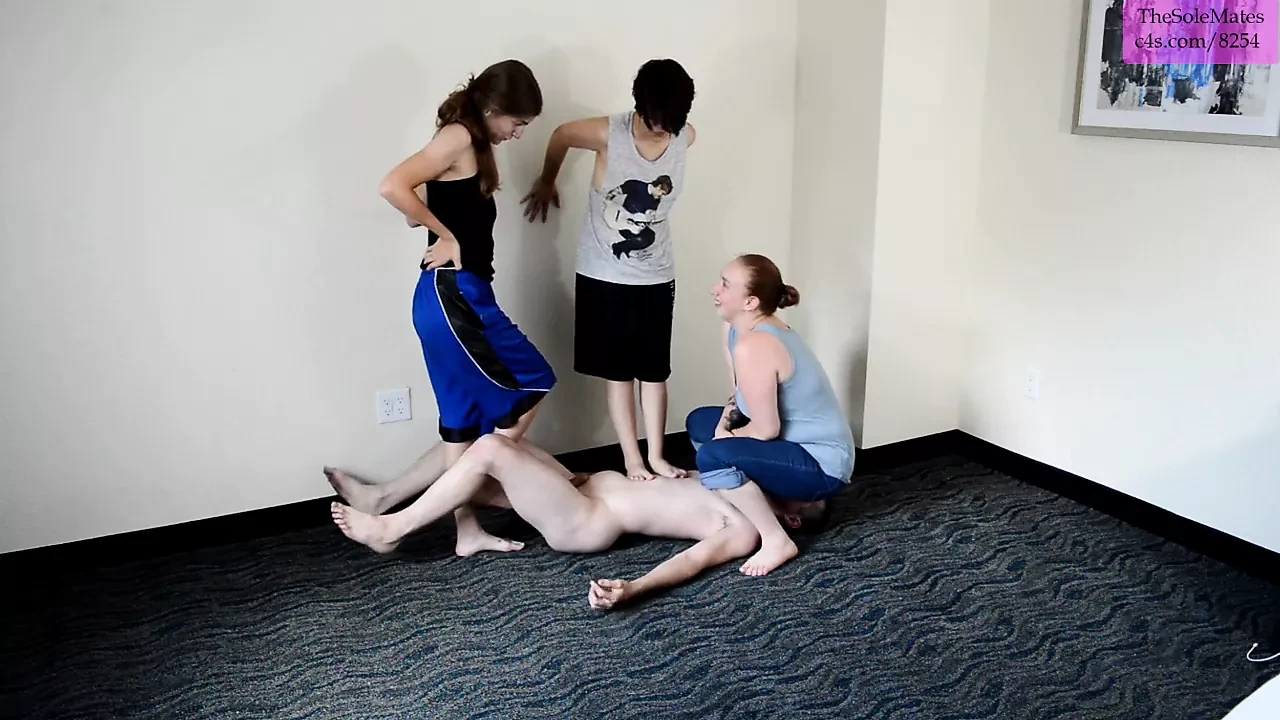 TSM – Triple ballbusting by Stitch, Dylan Rose, and Luna