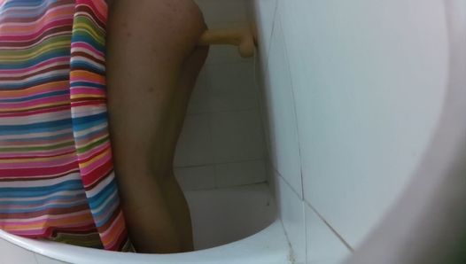 Follada secreta con consolador de mi esposa