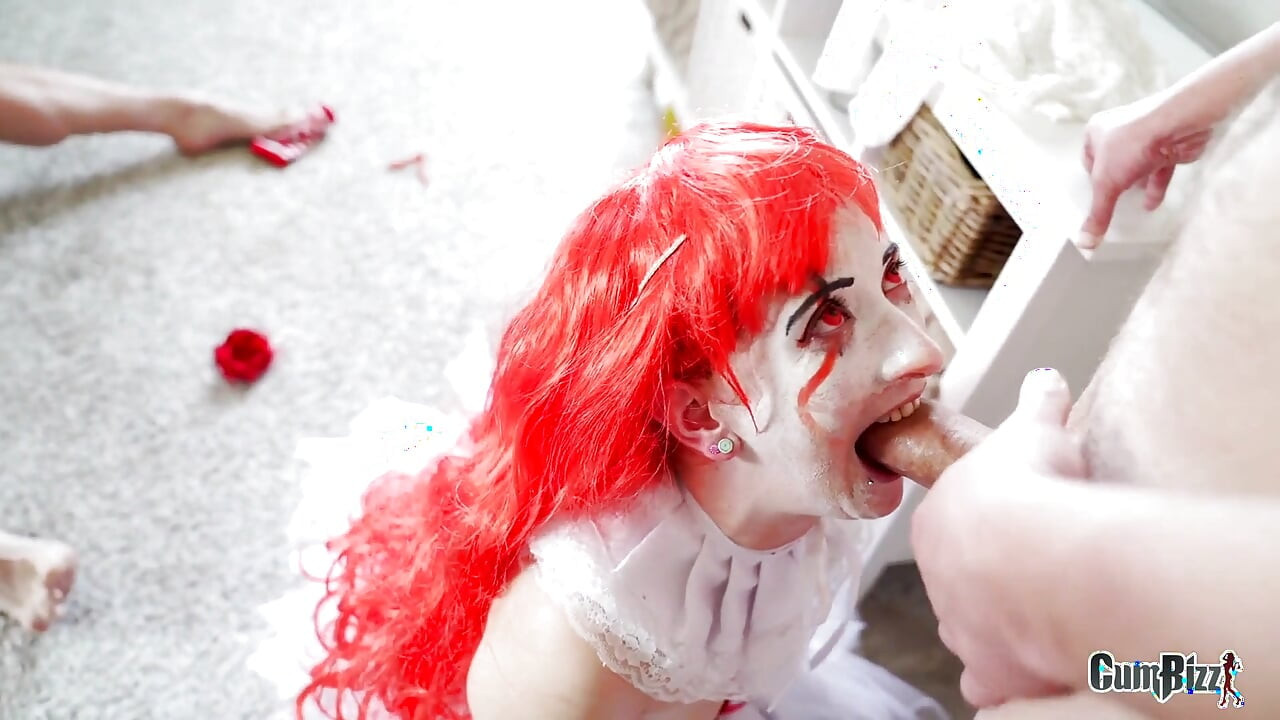 Halloween clown only good for one thing swallow big loads