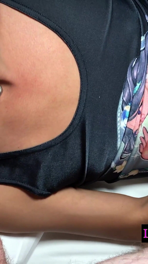 Pretty big dick Asian shemale anal filled with a dildo and a cock | Clip 2