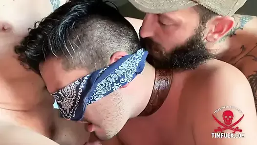 Blindfolded bitch takes a pounding