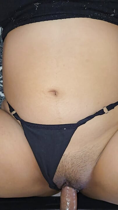 He told me to turn up the volume on the TV so that the neighbors wouldn't hear when we fucked, hairy pussy!!