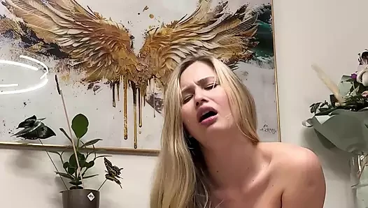 Cute Blonde Dancing Striptease, Oh, It Seems She Is Also Masturbate Watc...