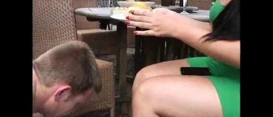 slave eats lunch