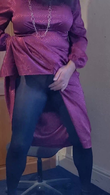 Memorable moment from "Cum in Tights"