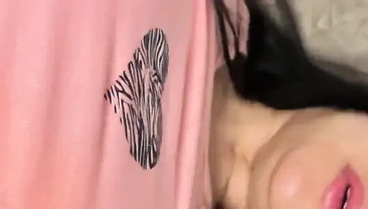 Big Pink-latin Tits Squirts Her Tight and Huge Pussy