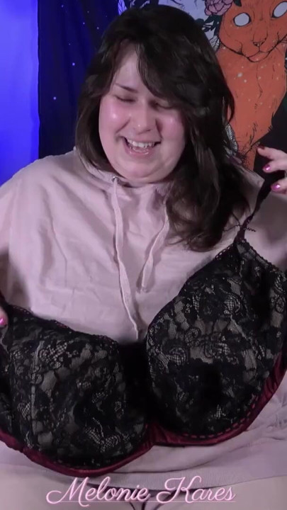 Good Girl Baggy Shirt Boob Play and Bra Show-Off | Clip 1
