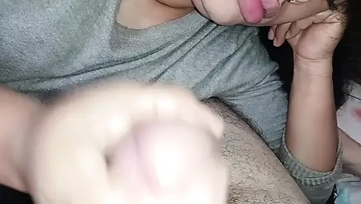 THE BEST BLOWJOB IN THE WORLD, SO GREEDY FUCKING THE CUCKOLD'S COCK