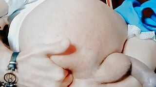 🥵Wkładam palce w moją pyszną dupę