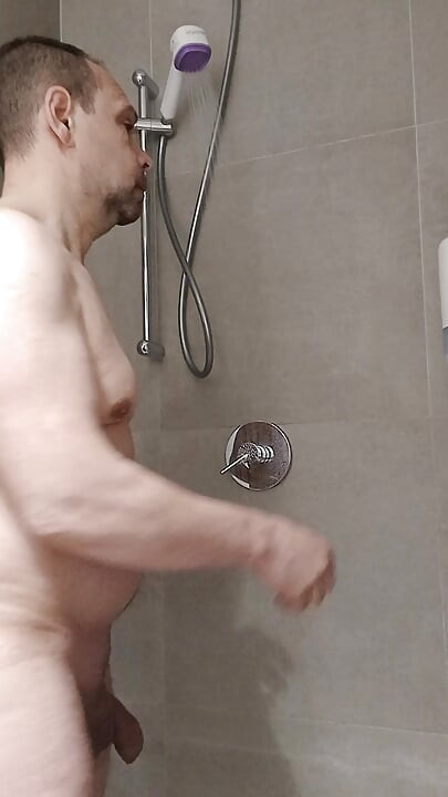 Shaving My Cock In The Shower