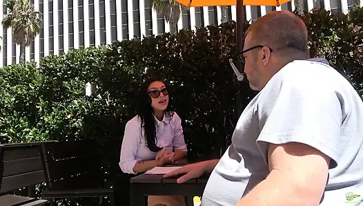 Pervy Job Interview with Alexa Chains