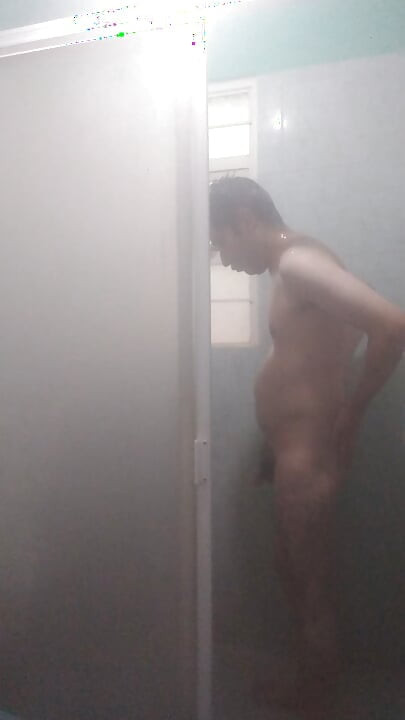 Showering so happy