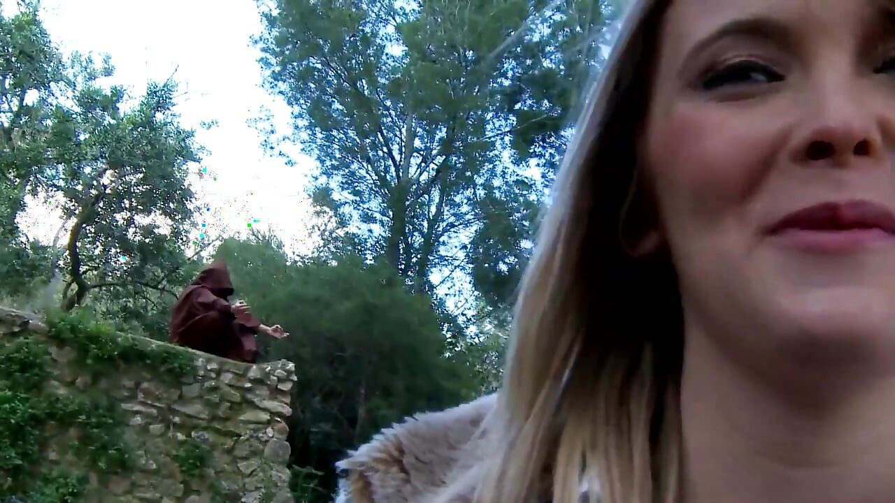 Blonde Slut with Natural Tits Gives Deep Blowjob Fucks Hard and Drinks It All
