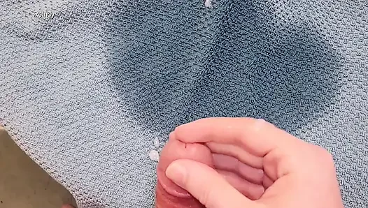 Yakın ve yavaş çekim, tek başına işeme ve 3 açıdan boşalma