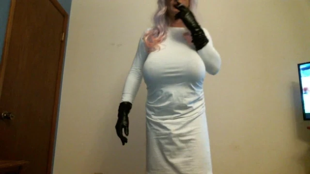 smoking white dress 2