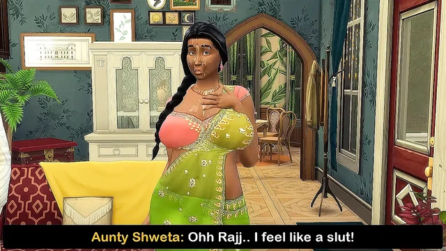 Desi Saree widow aunty Shweta - Part 2 - Wicked Whims