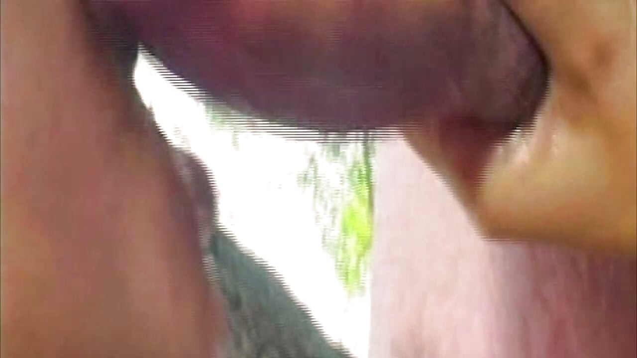 Hot Brunette Babe Gets Rough Outdoor Pounding and Creamy Cumshot