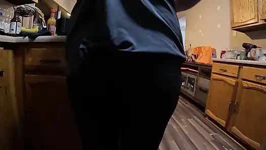 Peeking Stepson, Thankful Stepmom