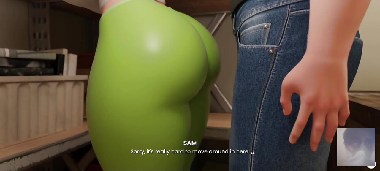 Hot Stepsis Kim Possible Rub Her Butt Against My Hard Dick and I Started Rubbing Her Butt.