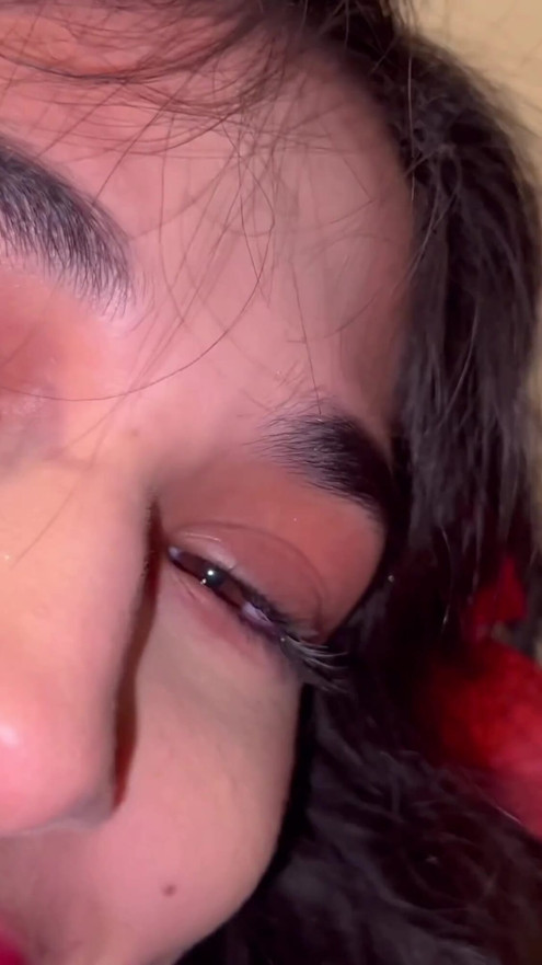 Sexy Latina Deepthroats Cock & Swallows Cum Under The Christmas Tree | Clip 1