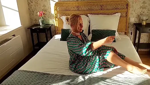 Amateur Blonde Mature Wife Enjoys Sex